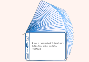 Répondre à des questions explicites sur un texte d'une page (vrai ou faux)