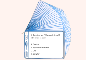 Répondre à des questions explicites sur un texte d'une page (QCM)