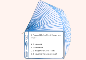 Répondre à des questions explicites sur un texte d'une page (QCM)